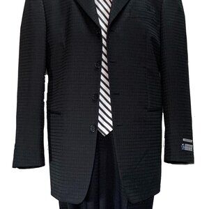 ALBERTO CELINI 2 PIECE 4B MEN'S SUIT HIGH QUALITY POLYESTER DESIGN IN ITALY